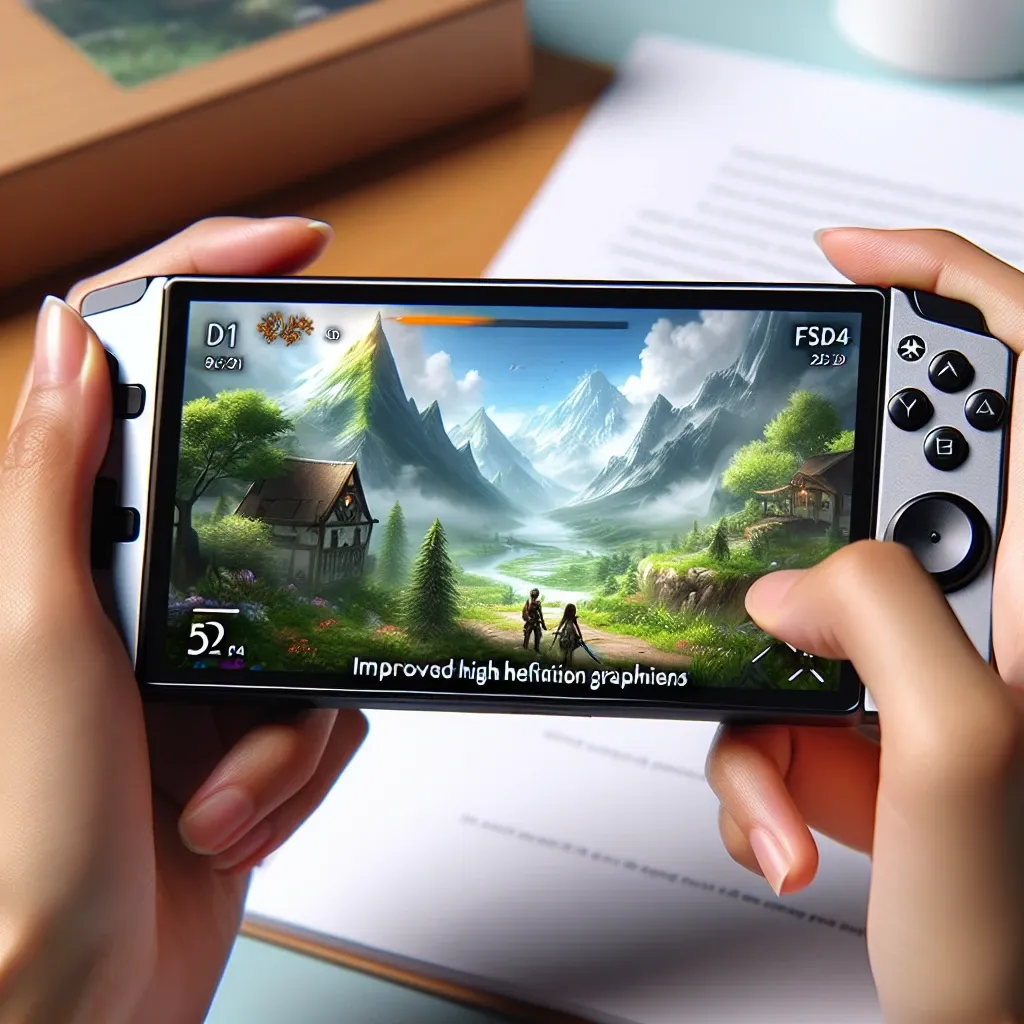 "Imagen que ilustra la compatibilidad con FSR4 en las unidades portátiles de juegos de AMD, destacando su importancia en el rendimiento gráfico y la experiencia de juego mejorada."