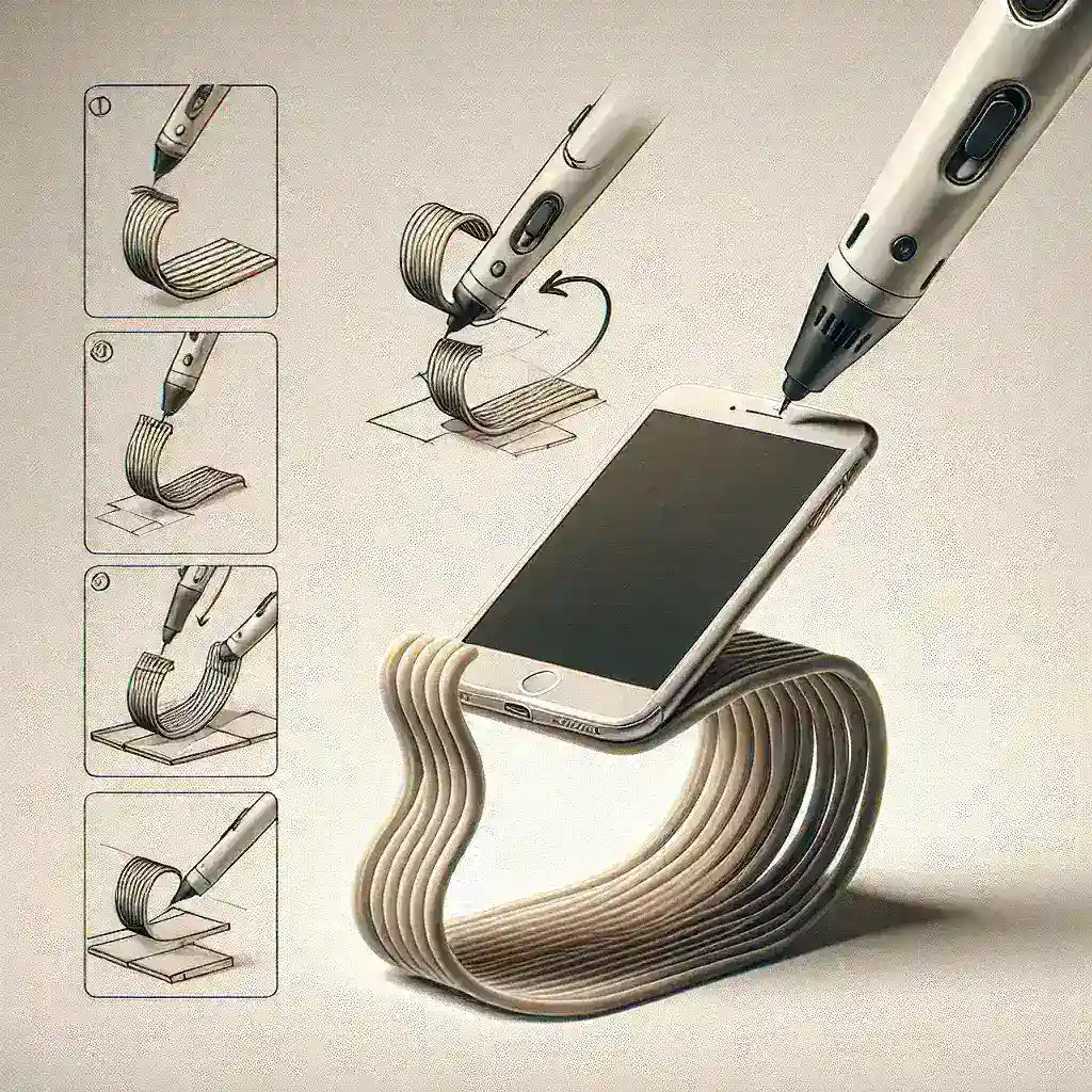 ¿Cómo diseñar soportes para teléfonos funcionales con un bolígrafo 3D?