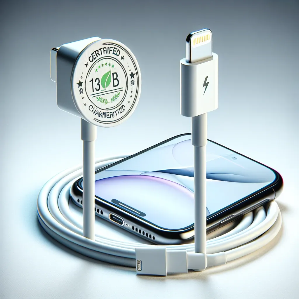 ¿Cuál es el beneficio de usar un cable de carga certificado por Apple?