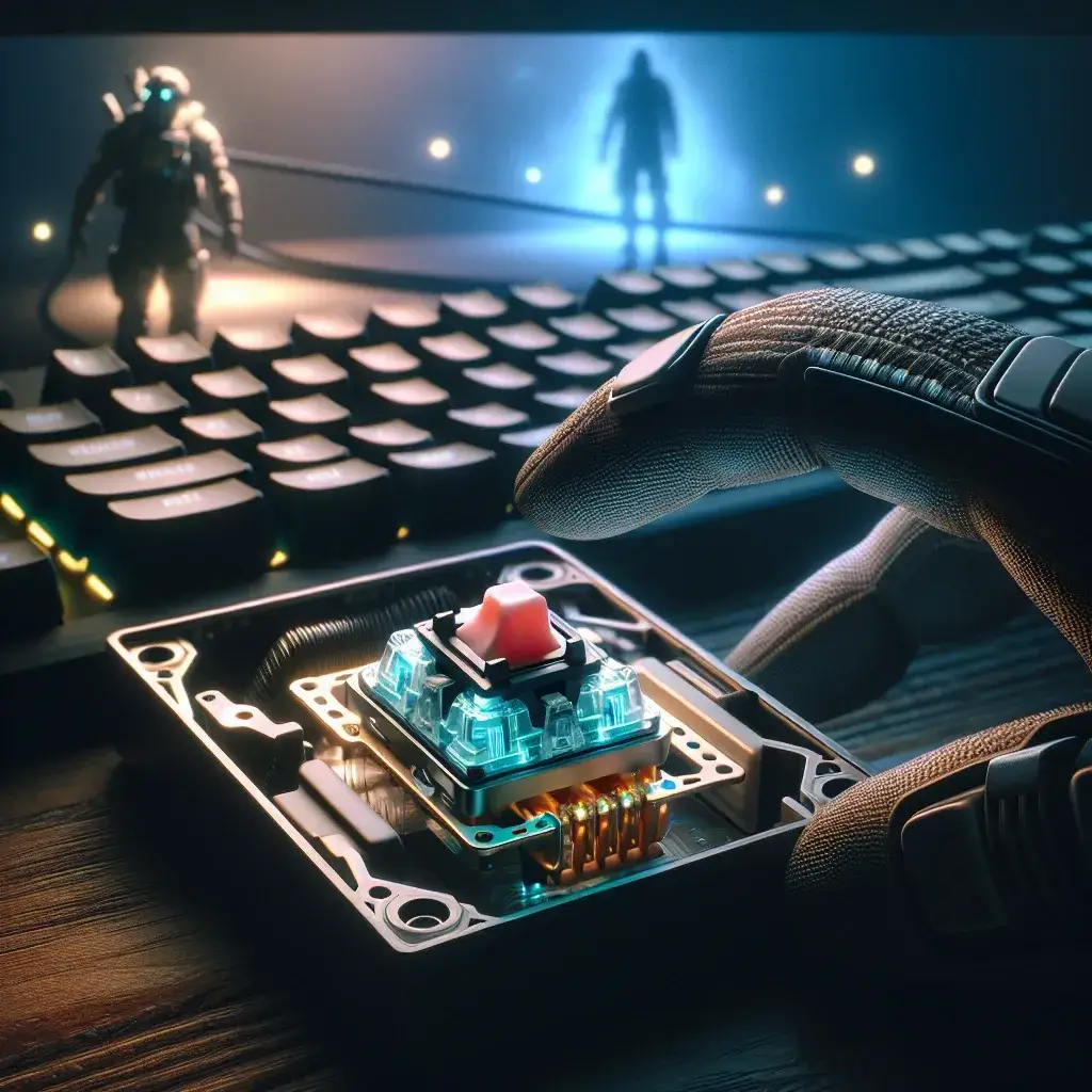¿Qué son los interruptores mecánicos silenciosos para juegos?
